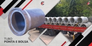 Tubo de Concreto Ponta e Bolsa da Concretos Florense