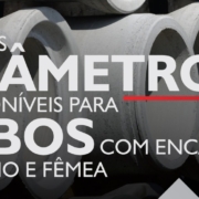 Quais os diâmetros disponíveis para os tubos de concreto com encaixe macho e fêmea