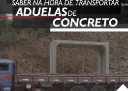 O que é importante saber na hora de transportar aduelas de concreto
