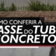 Como conferir a Classe do Tubo de Concreto